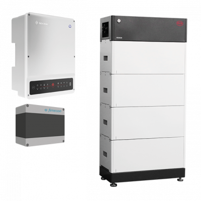 Pro Hybrid Heimspeicher FENECON Heimspeicher Pro Hybrid GW-Serie, BYD Batterie mit GoodWe Wechselrichter und FEMS Anschlussbox